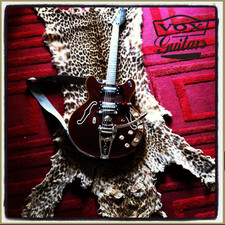 RARE V268 VOX UltraSonic 1968 Vintage Semi-Acoustic 335 Guitar + OG Case/Extra's