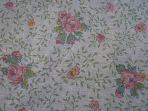 Old vintage french fabric - french,