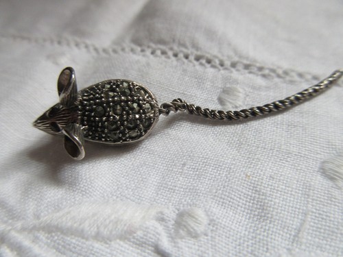 Sterling silver marcasite - sterling,