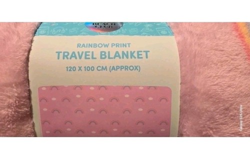 Travel blanket pink brand - travel, in