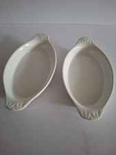 White Porcelain Oval Eared