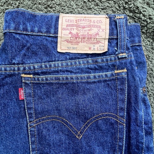 Vintage levi 507 0217 red - vintage, levi’s