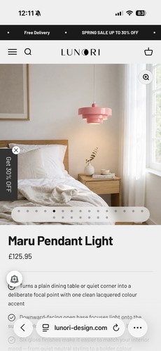 Pink pendant ceiling - pink,