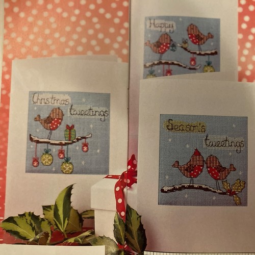 Robin cards bauble holly - robin,