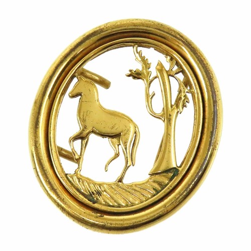 Hermès horse belt buckle - horse,