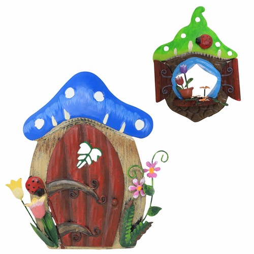2pcs fairy door window gnome - gnome, &
