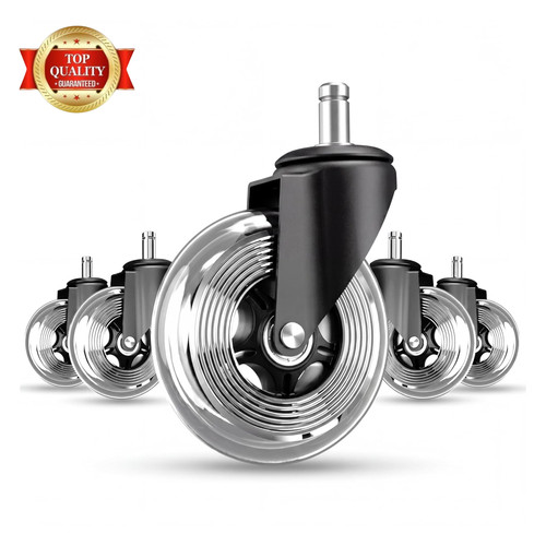 Office chair wheels set 5 - of,