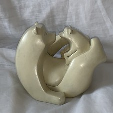 Artforum Polar Playtime Bears Collectable 4 inch Cream Coloured Figurine