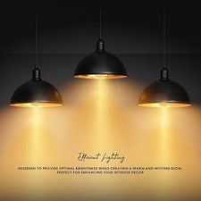 Pendant Light Retro Loft Style 3 Head Lampshade Vintage Industrial Ceiling Lamp