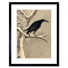 Painting Japan Nature Crow