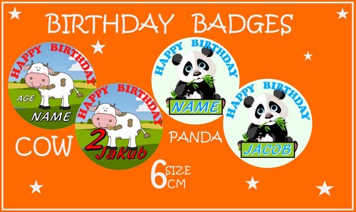 Personalised cow birthday - personalised,