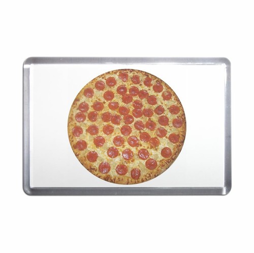 Pepperoni pizza plastic fridge - plastic,