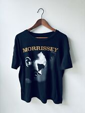 MORRISSEY ‘2022 UK TOUR’ T-SHIRT.  BLACK.  LARGE.