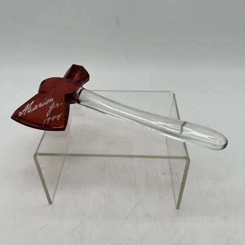 Art glass tomahawk hatchet - art,