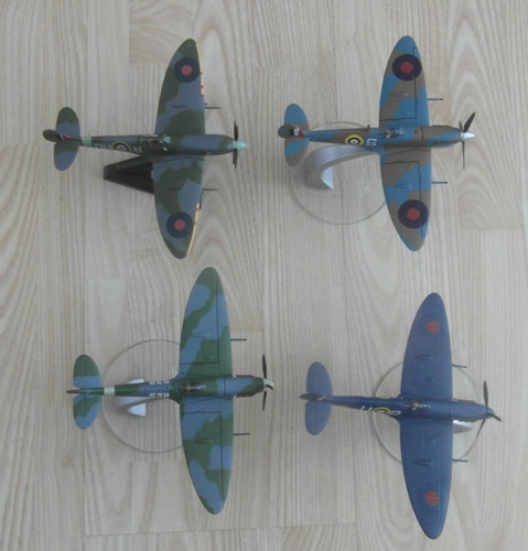 Wwii spitfire corgi - , x4