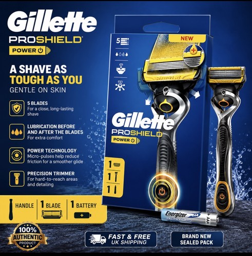 Gillette proshield power razor - power,