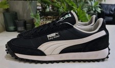PUMA EASY RIDER TRAINERS. MENS SIZE 7.5 UK. BLACK/WHT *2022*