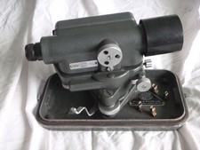 Vintage HILGER & WATTS Ltd Theodolite Surveying Architecture Instrument  & case.