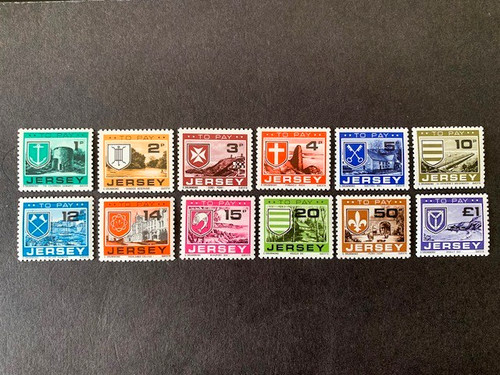 Jersey 1978 postage due set - postage,