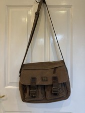 Troop London Men's Canvas Messenger Bag