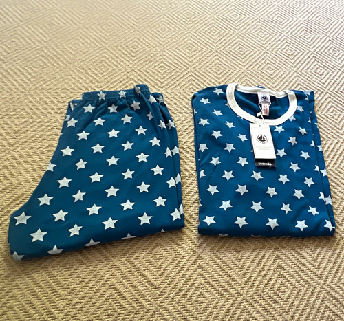 Petit bateau blue white star - bateau, blue/white