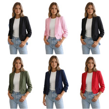 Women’s Ruched Sleeve Open