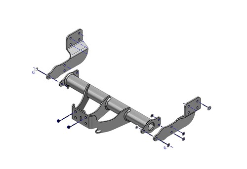 Towtrust fixed flange - fixed,