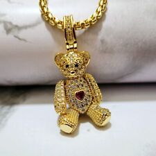 Teddy Bear Rag Doll Necklace