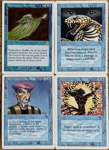 Mtg vintage blue control - blue, deck