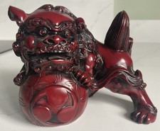 Chinese Fu Foo Dog Lion Dragon Guardian Figurine