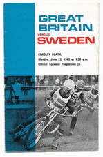 Speedway Programme 23 June