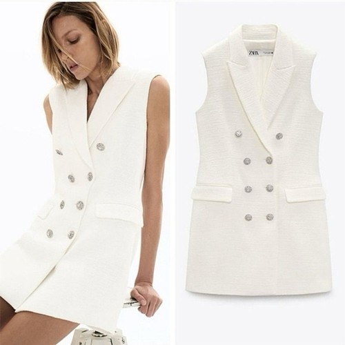 Zara white textured - zara,