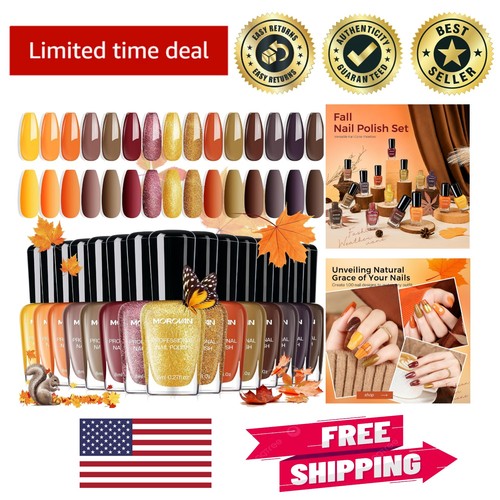 Autumn color nail polish - autumn,