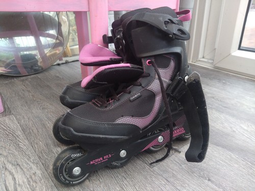 Pink oxelo roller - skates, size