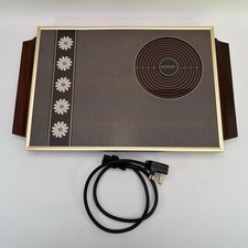 VTG Hot Serv Glass Hotray Electric Buffet Food Warmer Hot Plate 70's Retro