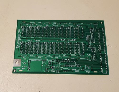 Amiga a501 replica - replica, pcb
