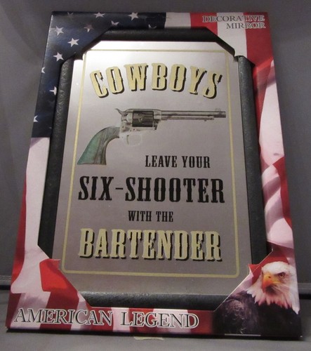 Mirror six shooter pub bar - mirror, six-shooter