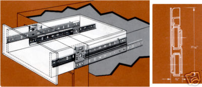 Grant 236 drawer slides - #236-12",