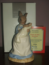 rare Royal Doulton Classics - limited edition - bunnykins mother and baby