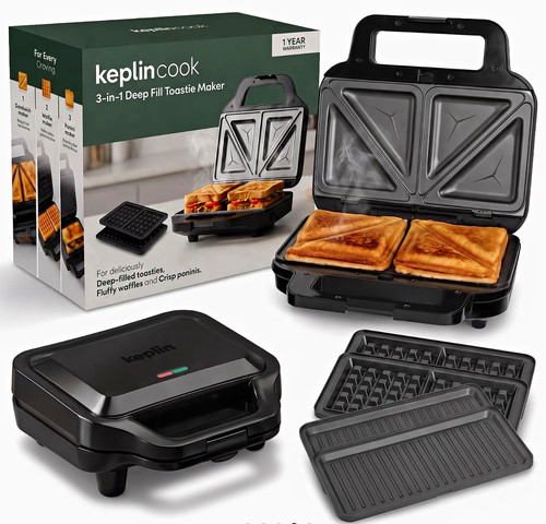 Keplin sandwich maker - 3-in-1,