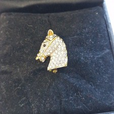 Ciro Horse Head Brooch Vintage