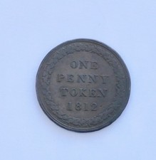 1812 ONE PENNY TOKEN FOR