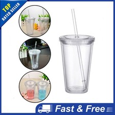 1/2Pcs 500ml Double Walled Cup
