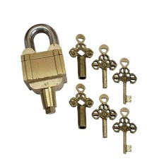 Antique Padlock Brass Hand