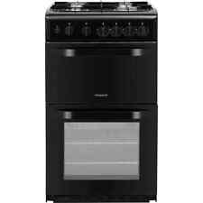 Hotpoint HD5G00KCB 50cm Gas Cooker - Gas Oven, Gas Grill, & 4 Burner Gas Hob