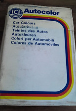 ICI Autocolor Paint Colour Chips Book Samples Codes Talbot Toyota Volvo VW Yugo