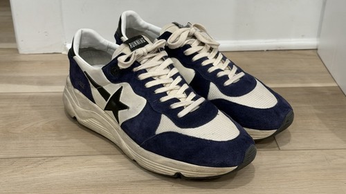 Golden goose running suede - golden,