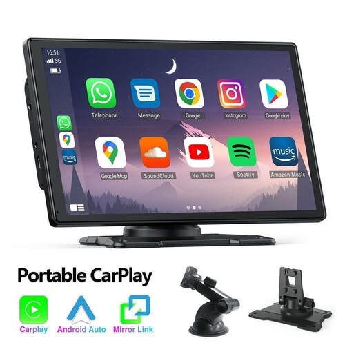 Portable wireless carplay - portable, 9"