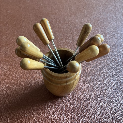 Vintage wood cocktail - vintage, picks