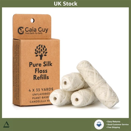 Compostable pure silk - compostable, dental